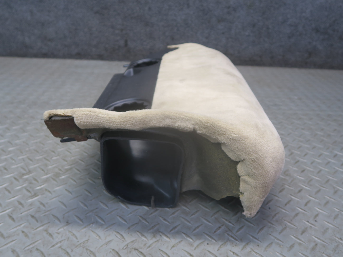 94-99 Mercedes W140 S500 Dash Front Left Lower Knee Trim Cover Panel Beige OEM
