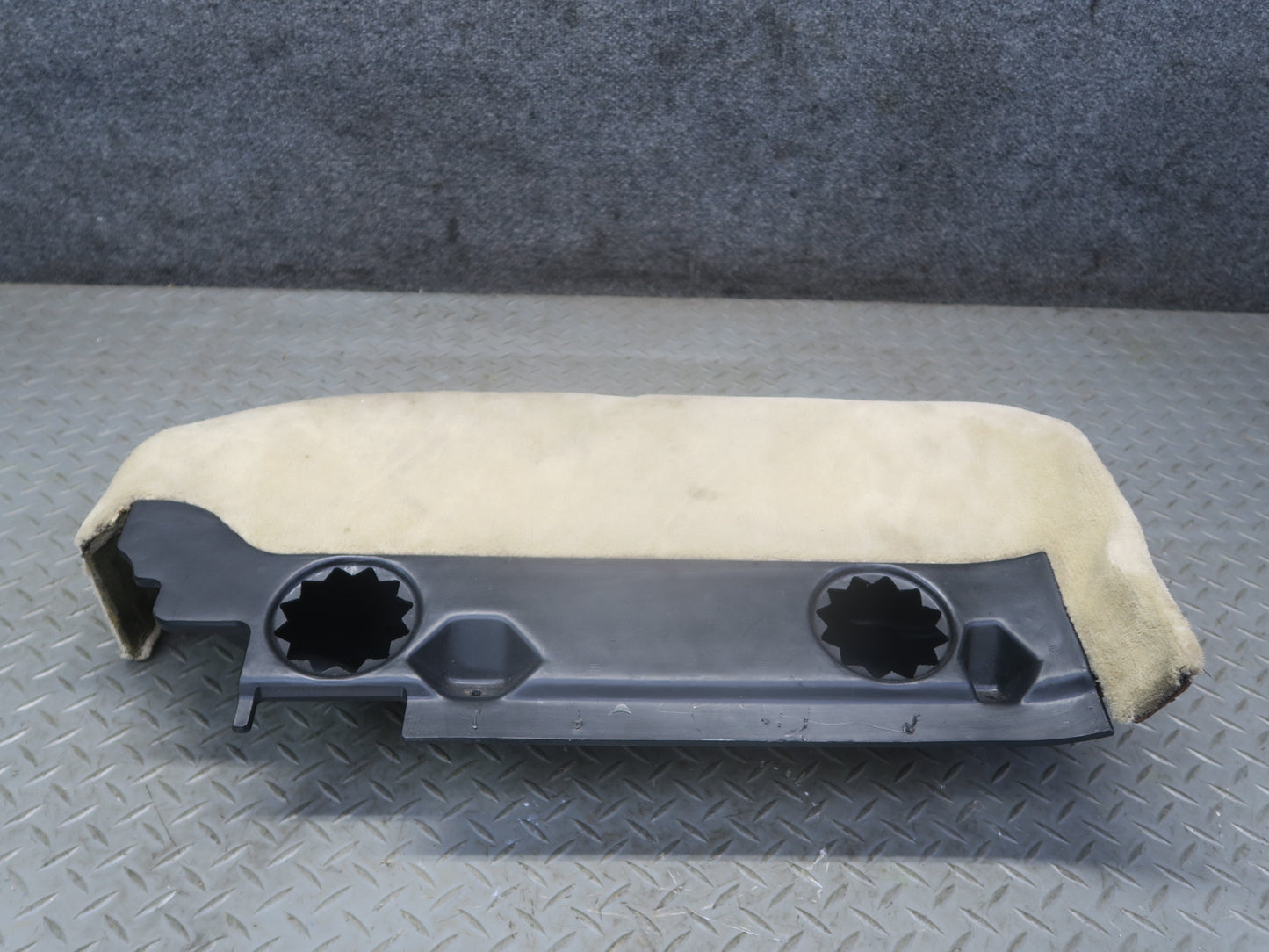 94-99 Mercedes W140 S500 Dash Front Left Lower Knee Trim Cover Panel Beige OEM