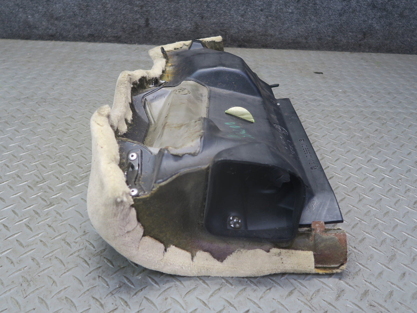 94-99 Mercedes W140 S500 Dash Front Left Lower Knee Trim Cover Panel Beige OEM
