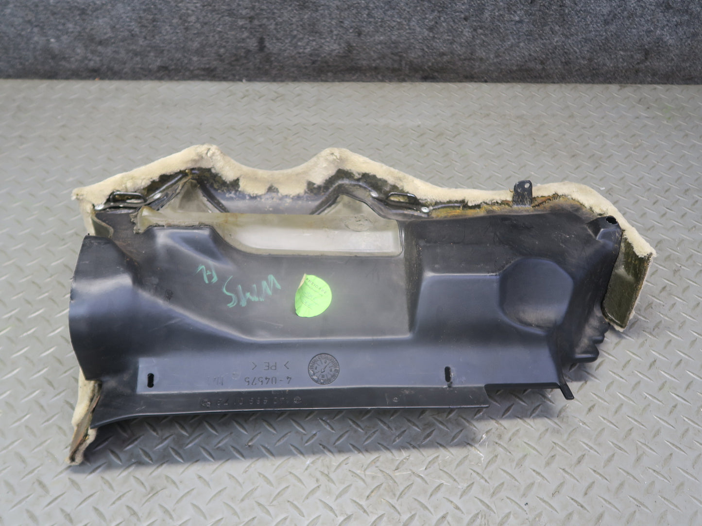 94-99 Mercedes W140 S500 Dash Front Left Lower Knee Trim Cover Panel Beige OEM