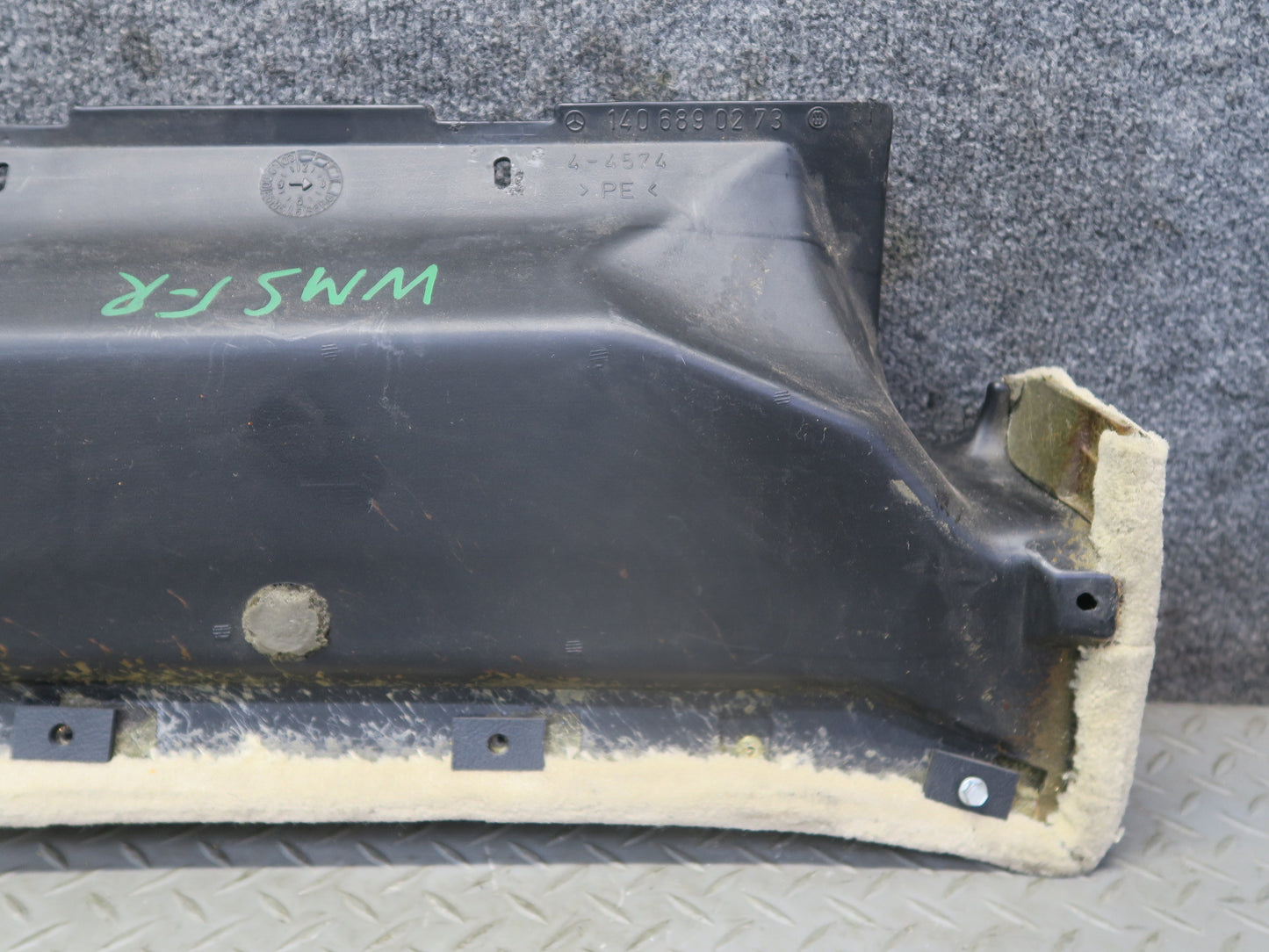 94-99 Mercedes W140 S500 Dash Front Right Lower Knee Trim Cover Panel OEM