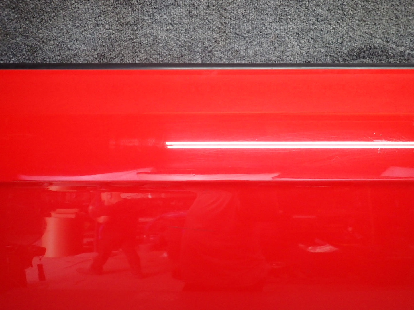 09-15 Audi TT S 8J Coupe Right Door Shell Panel Misano RED Pearl OEM