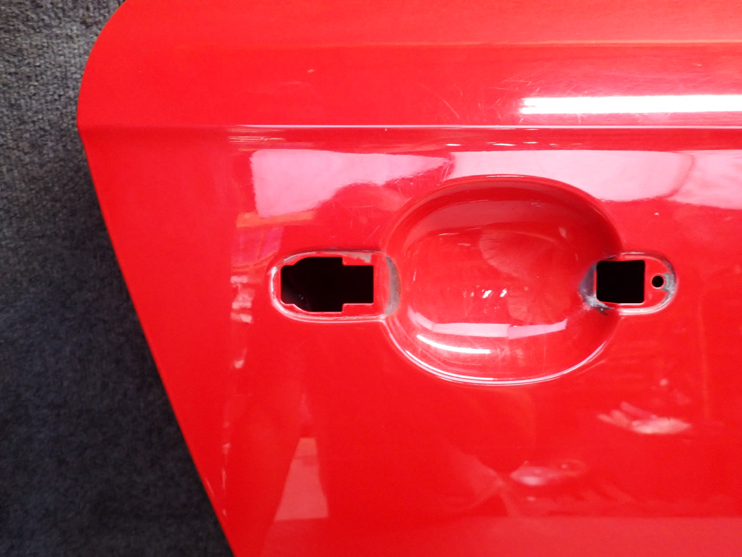 09-15 Audi TT S 8J Coupe Right Door Shell Panel Misano RED Pearl OEM