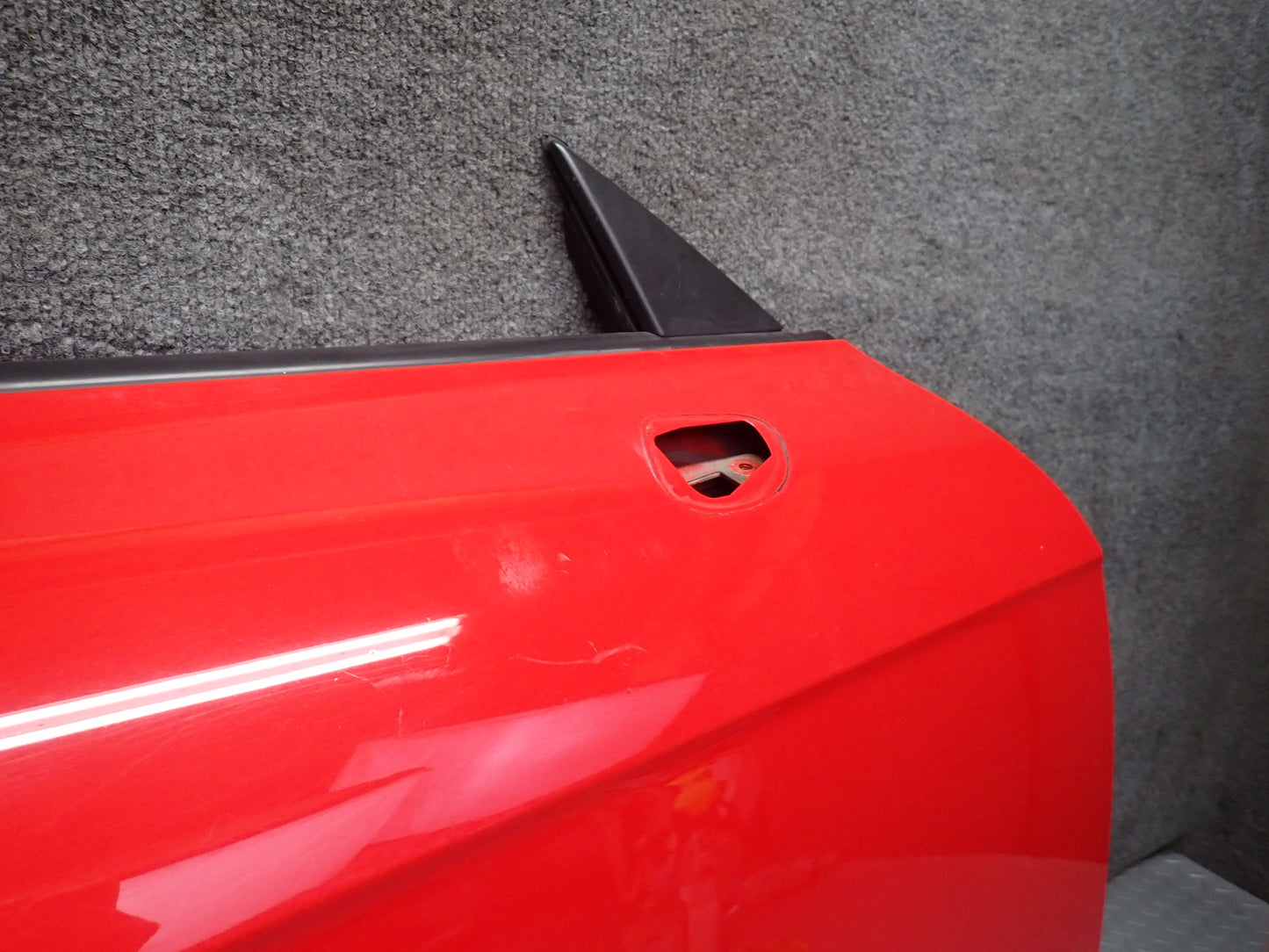 09-15 Audi TT S 8J Coupe Right Door Shell Panel Misano RED Pearl OEM