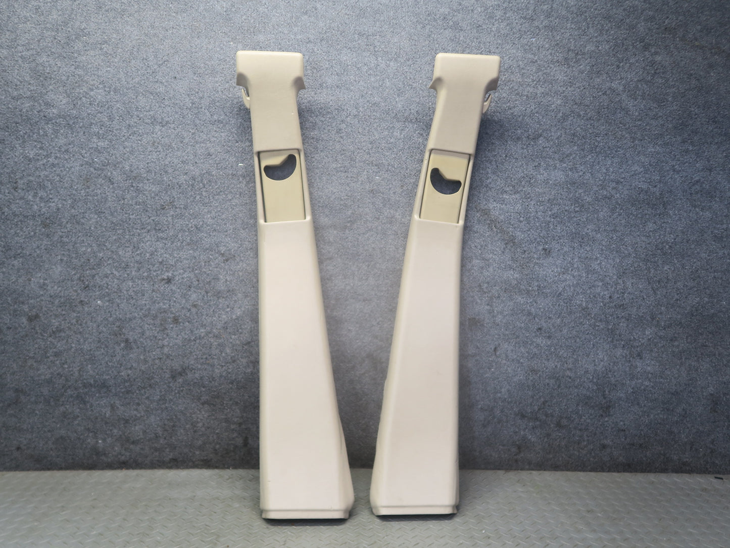 94-99 Mercedes W140 S500 Set of 2 Interior B Pillar Upper Trim Cover Panel OEM