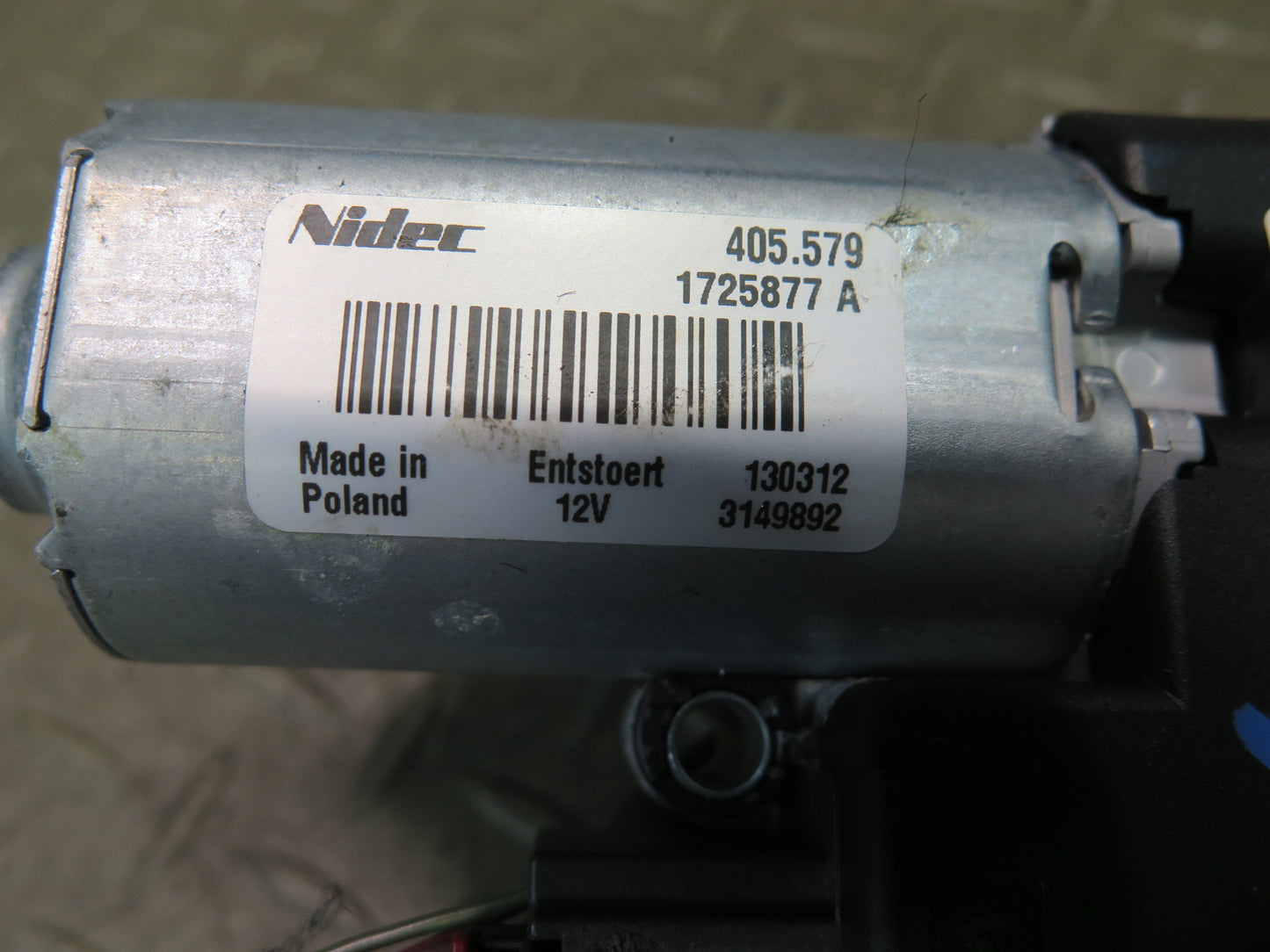 2011-2018 Porsche Cayenne 958 Rear Panoramic Sunroof Drive Motor Set