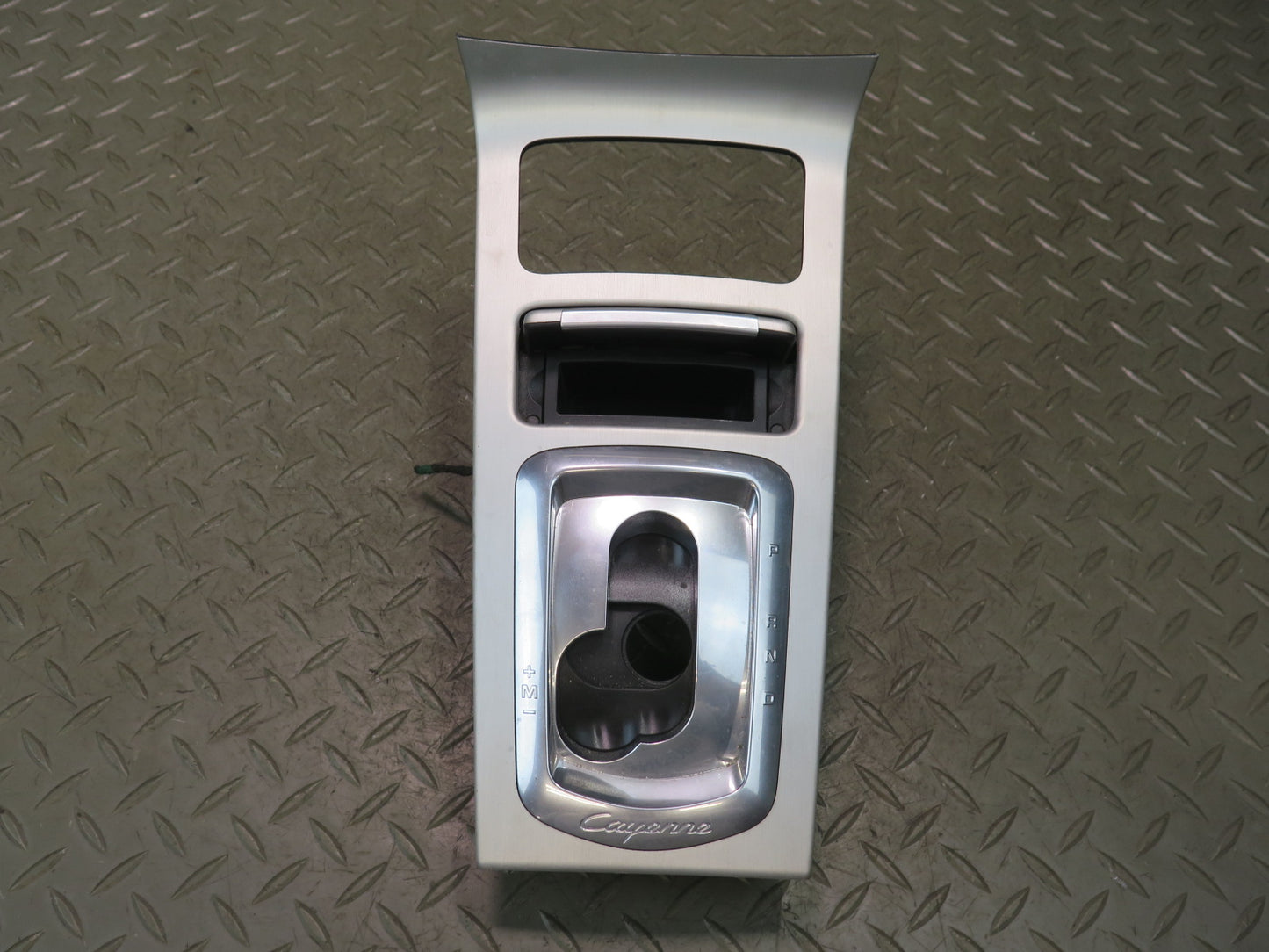 2011-2018 Porsche Cayenne 958 Center Console Shifter Aluminium Trim Bezel Panel