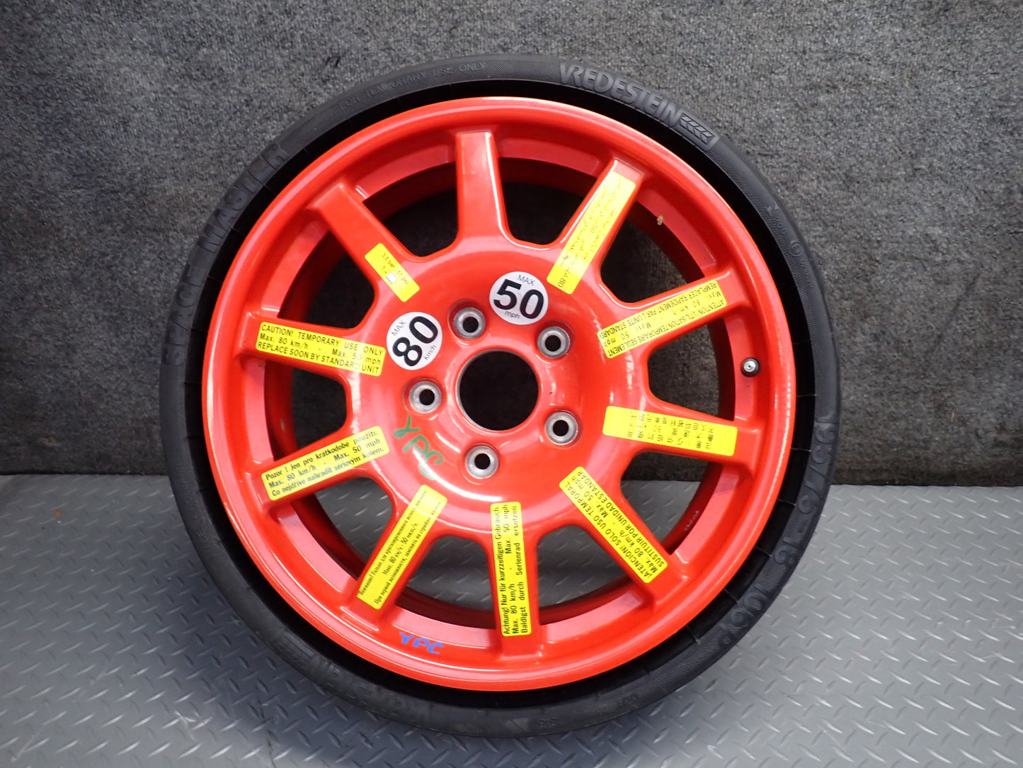 2011-2018 Porsche Cayenne 958 Emergency R18" Spare Tire Wheel Rim 18x6.5J ET28