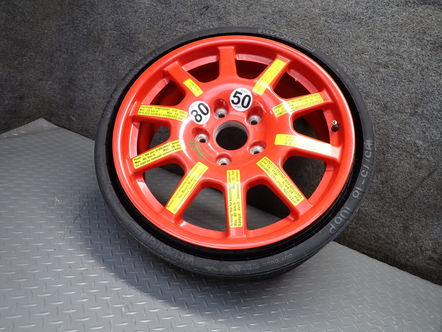 2011-2018 Porsche Cayenne 958 Emergency R18" Spare Tire Wheel Rim 18x6.5J ET28