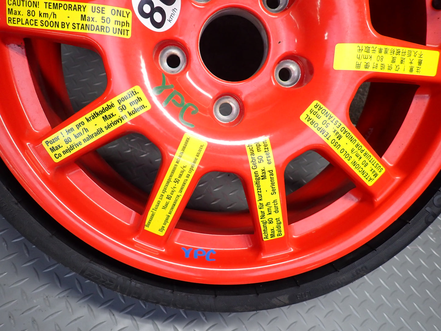 2011-2018 Porsche Cayenne 958 Emergency R18" Spare Tire Wheel Rim 18x6.5J ET28