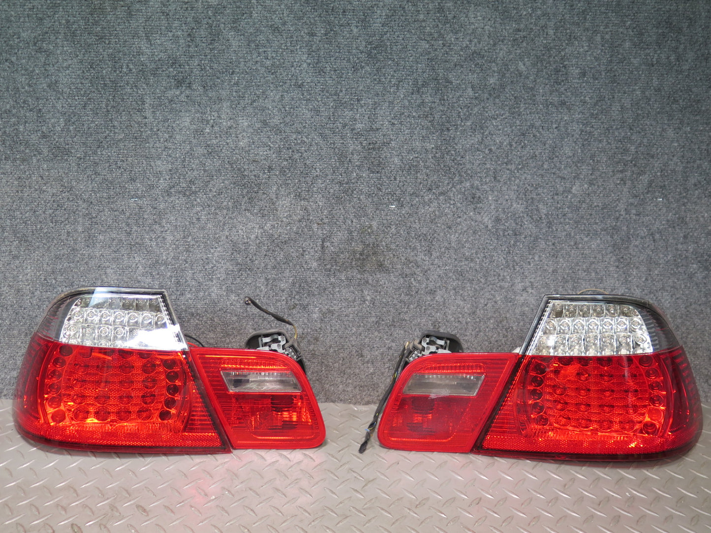 2001-2003 BMW E46 M3 Coupe Rear Inner & Outer Aftermarket Tail Light Lamp Set