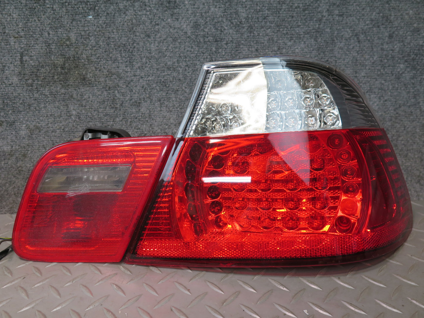 2001-2003 BMW E46 M3 Coupe Rear Inner & Outer Aftermarket Tail Light Lamp Set