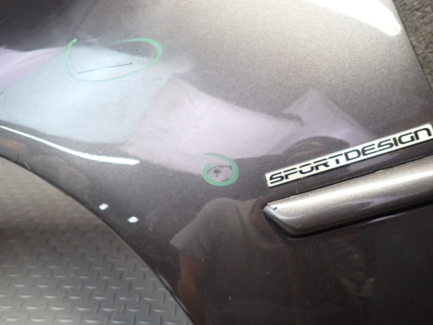 01-05 Lexus JCE10L IS300 Front Left Fender Shell Cover Panel Graphite Gray OEM