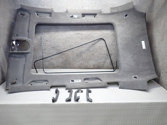 11-18 Porsche Cayenne 958 Overhead Panoramic Roof Headliner Panel W/ Handles Set