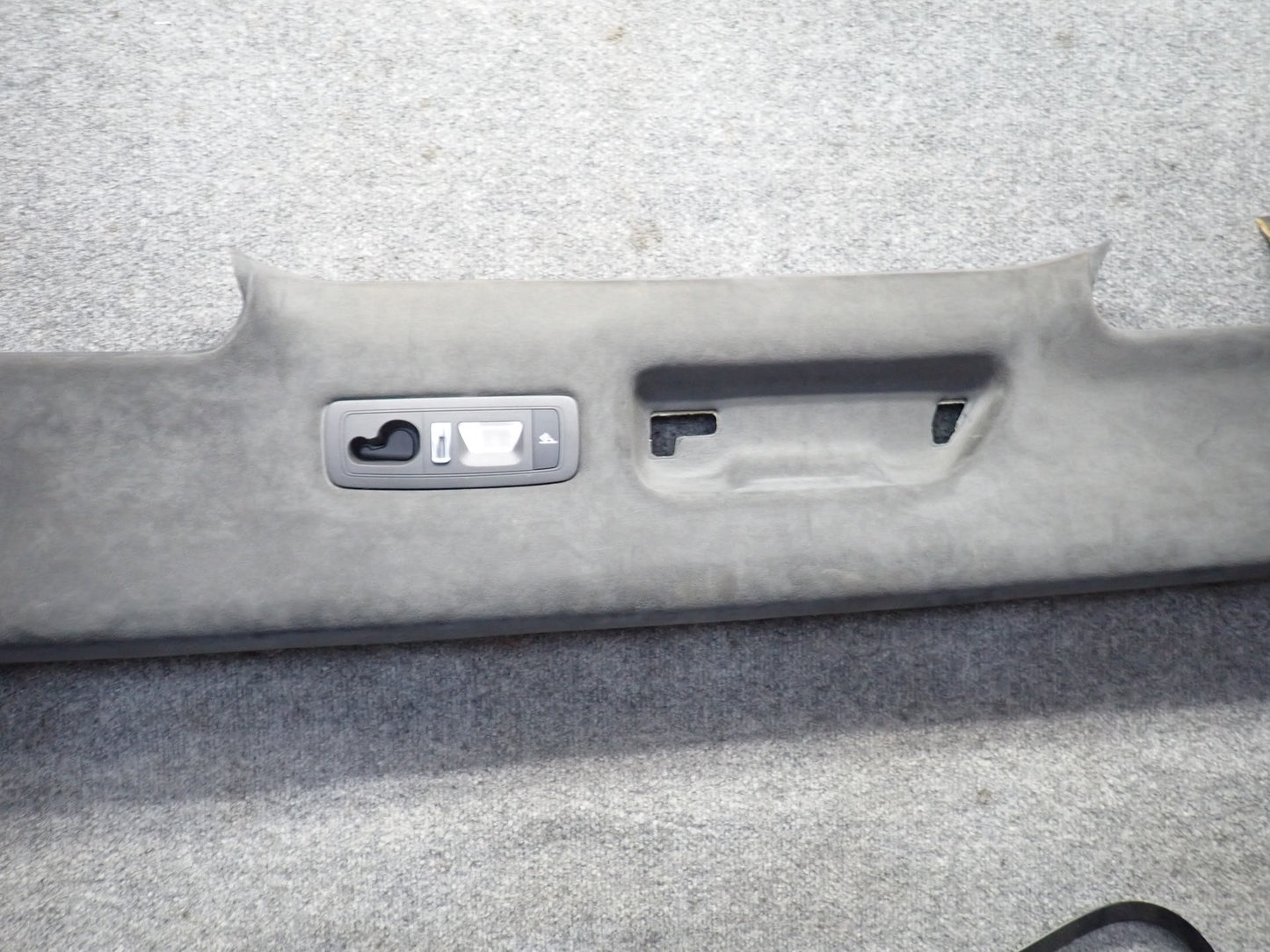 11-18 Porsche Cayenne 958 Overhead Panoramic Roof Headliner Panel W/ Handles Set