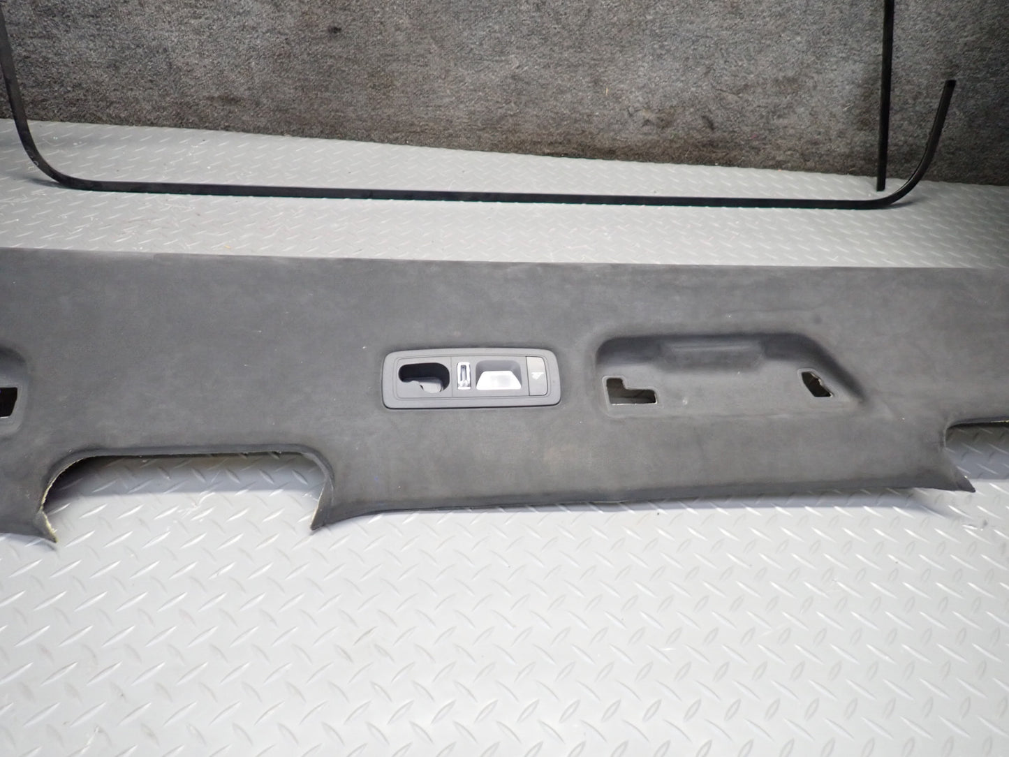 11-18 Porsche Cayenne 958 Overhead Panoramic Roof Headliner Panel W/ Handles Set
