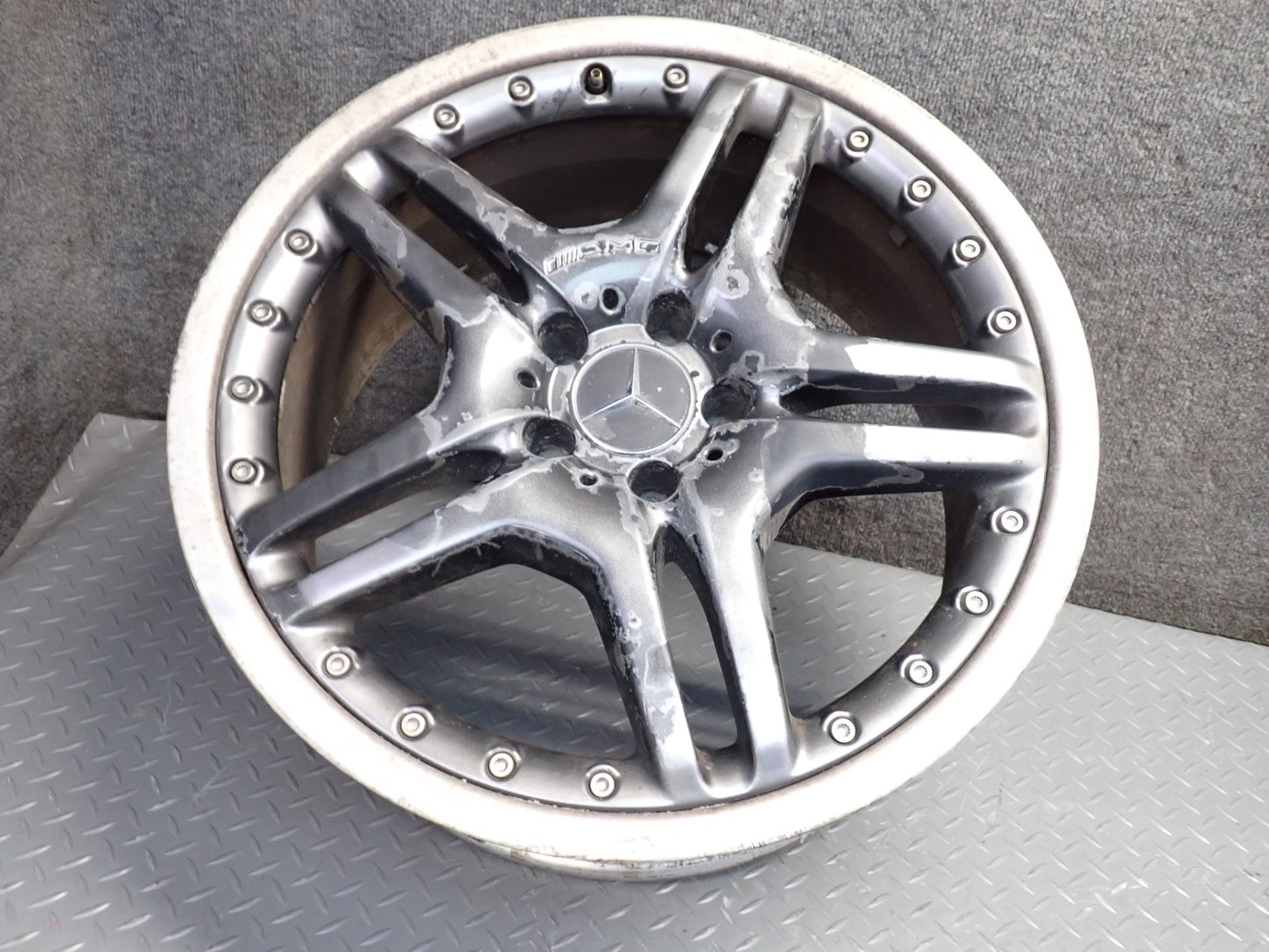03-12 Mercedes R230 AMG Set of 4 19" R19 Alloy Wheel Rim 19x8.5/9.5J ET30/31 OEM
