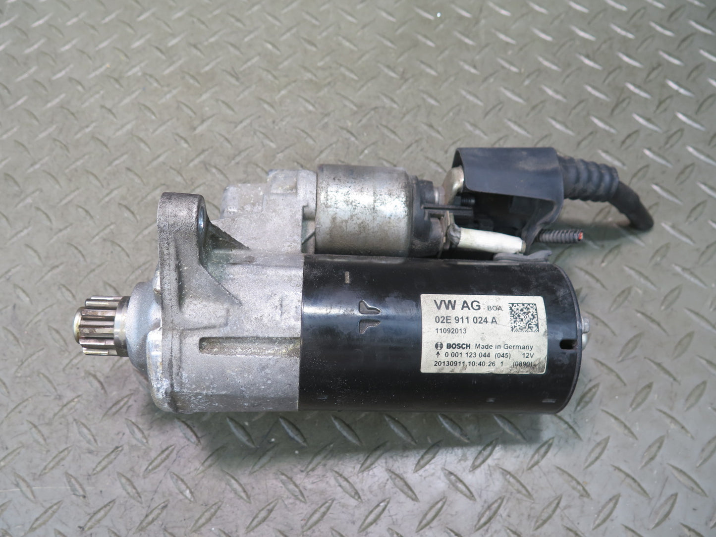 11-15 Audi TT S 8J 2.0L A/T Engine Starter Motor 02E911024A OEM