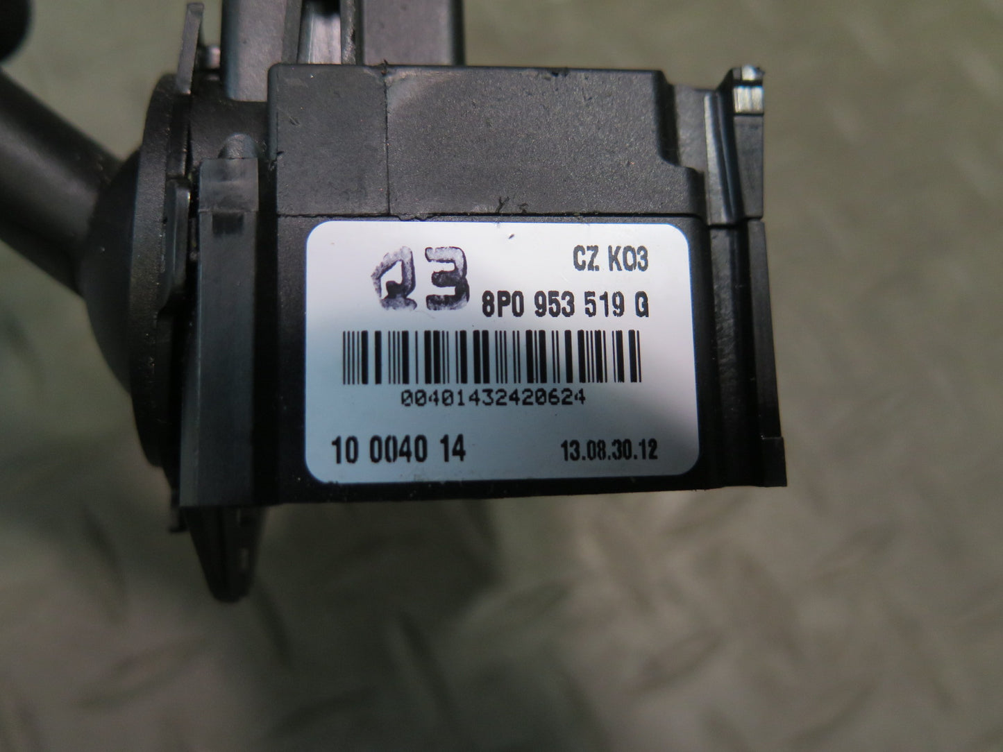 09-15 Audi TT S 8J Steering Column Windshield Wiper Washer Switch OEM
