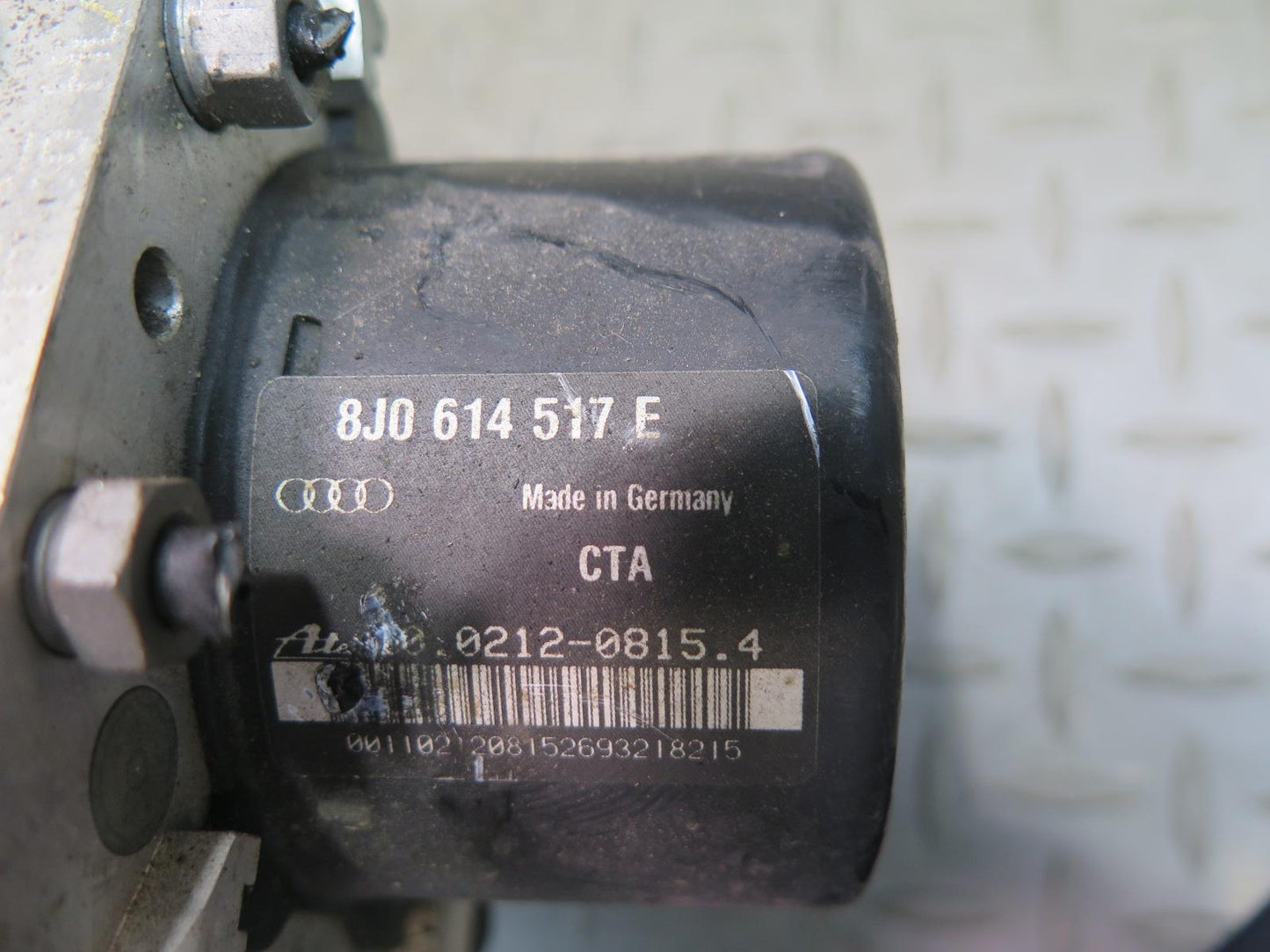 11-15 Audi TT S 8J Anti Lock Brake ABS Pump Module Unit 8J0614517E OEM