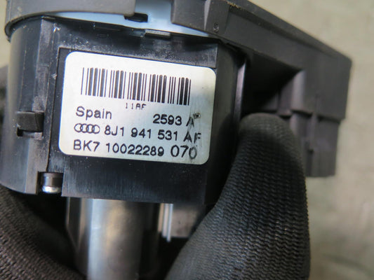 08-14 Audi TT S 8J Dashboard Headlight Light Lamp Switch Button 8J1941531AF OEM