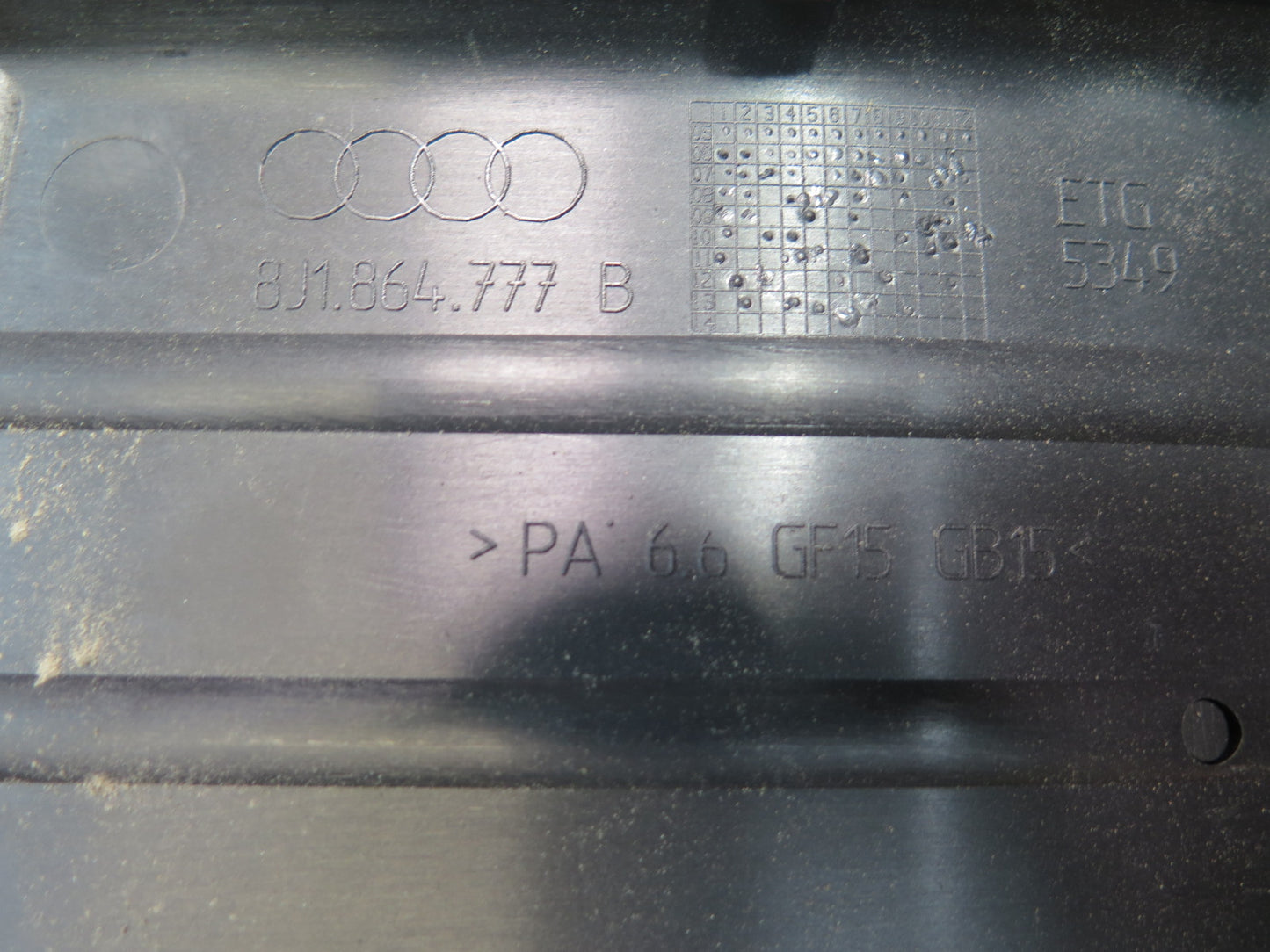 09-15 Audi TT S 8J A/T Aluminum Gas Brake Dead Pedal Pad Cover Set OEM