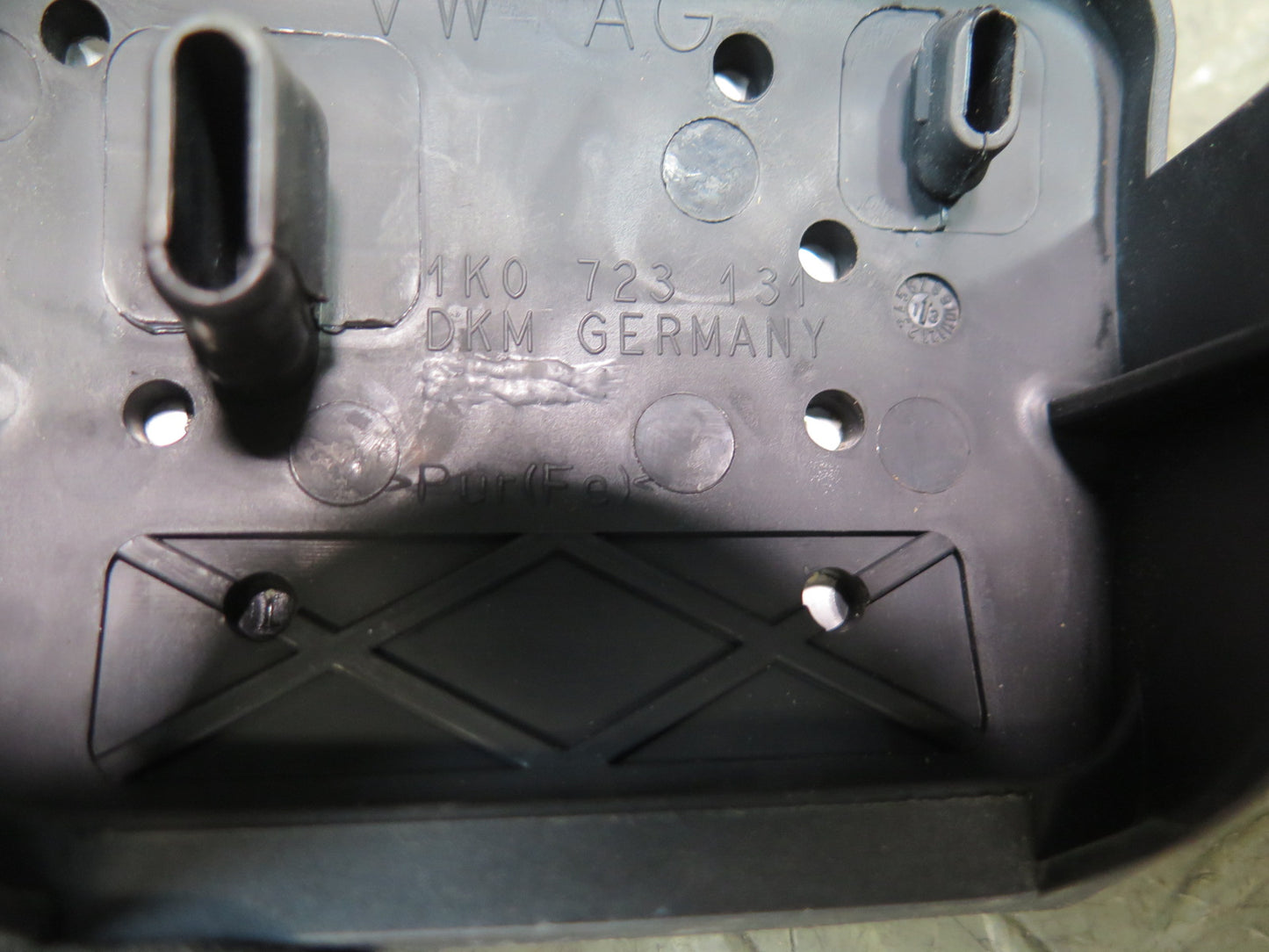 09-15 Audi TT S 8J A/T Aluminum Gas Brake Dead Pedal Pad Cover Set OEM
