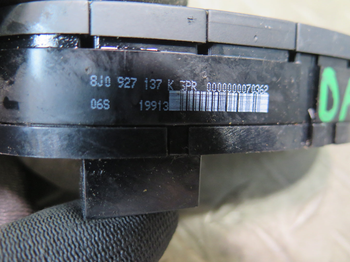 11-15 Audi TT S 8J Suspension ESP Hazard Spoiler TPMS Switch 8J0927137K OEM