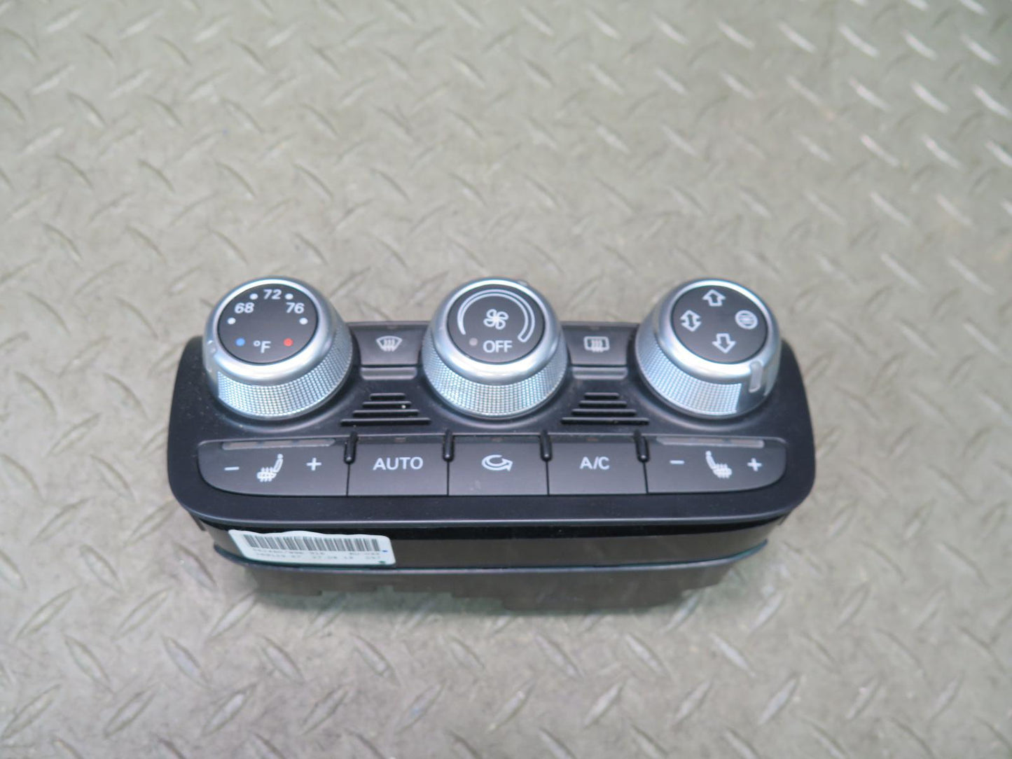 11-15 Audi TT S 8J AC Heater Climate Control Switch Panel OEM