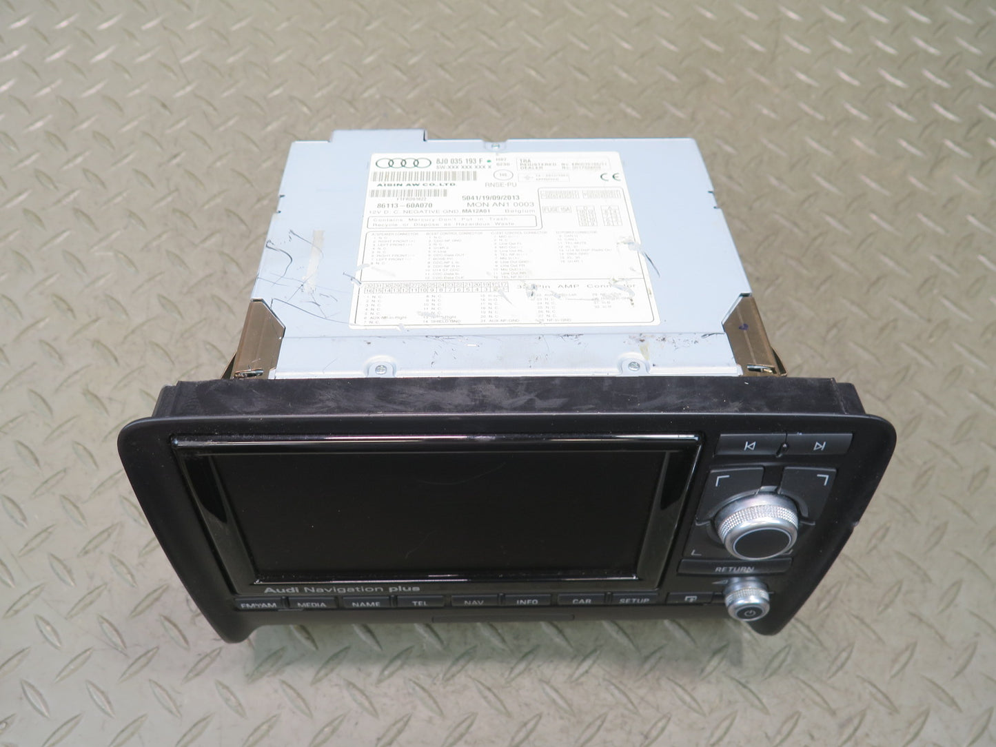 10-15 Audi TT S 8J Rnse Navigation Stereo Radio Head Unit 8J0035193F OEM