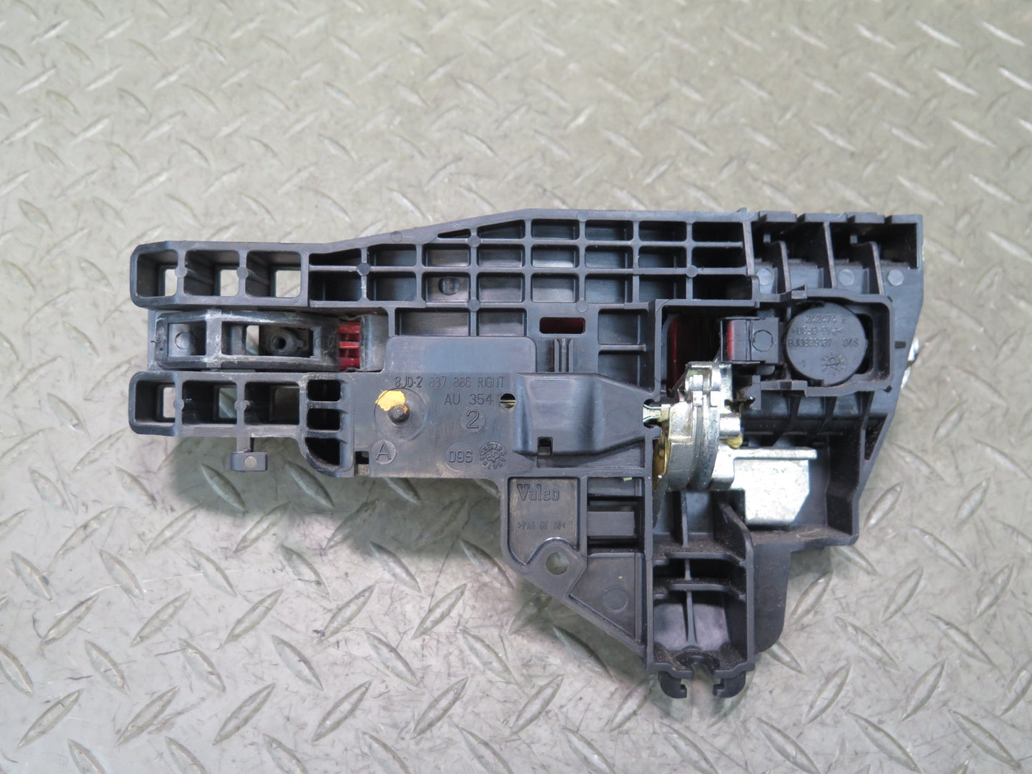 09-15 Audi TT S 8J Front Right Passenger Side Exterior Door Handle RED OEM