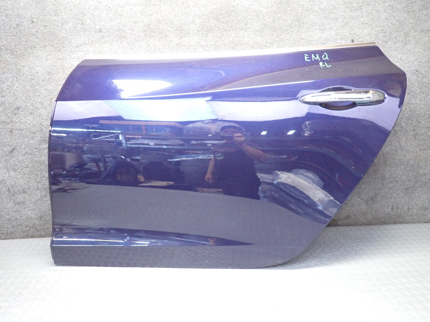 2014-2021 Maserati Quattroporte M156 Rear Left Driver Side Door Shell Panel Blue