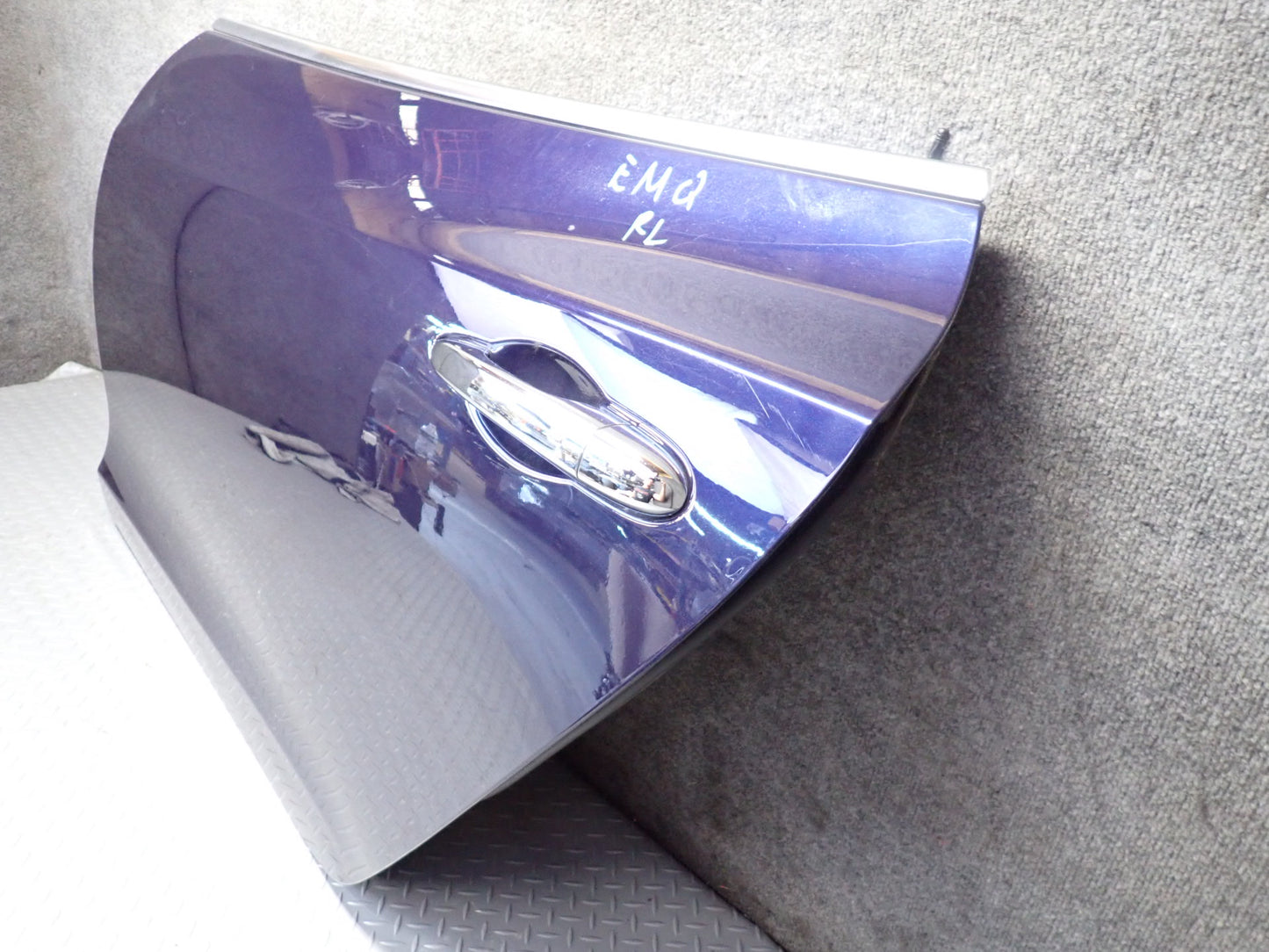 2014-2021 Maserati Quattroporte M156 Rear Left Driver Side Door Shell Panel Blue