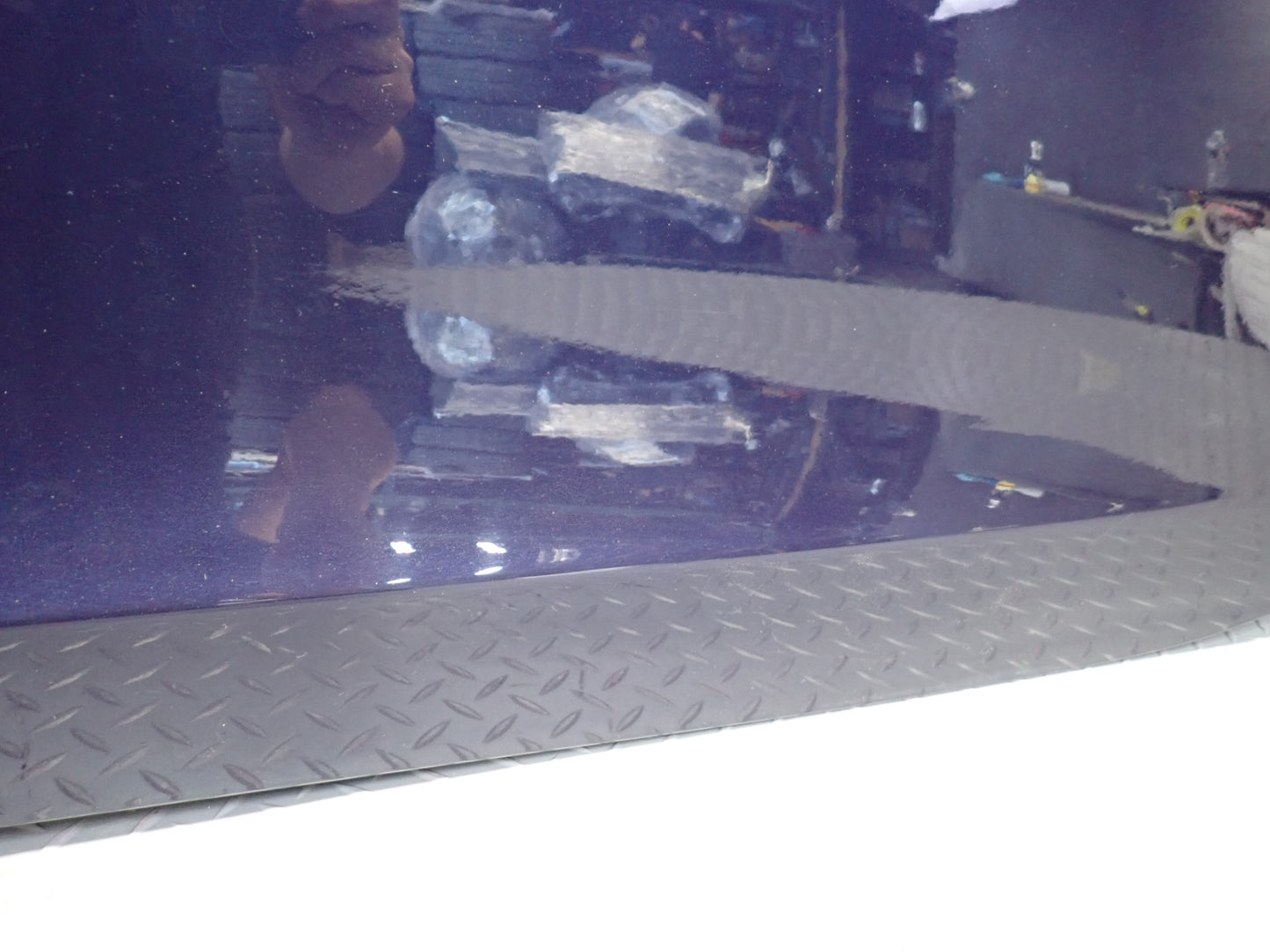 2014-2021 Maserati Quattroporte M156 Rear Left Driver Side Door Shell Panel Blue