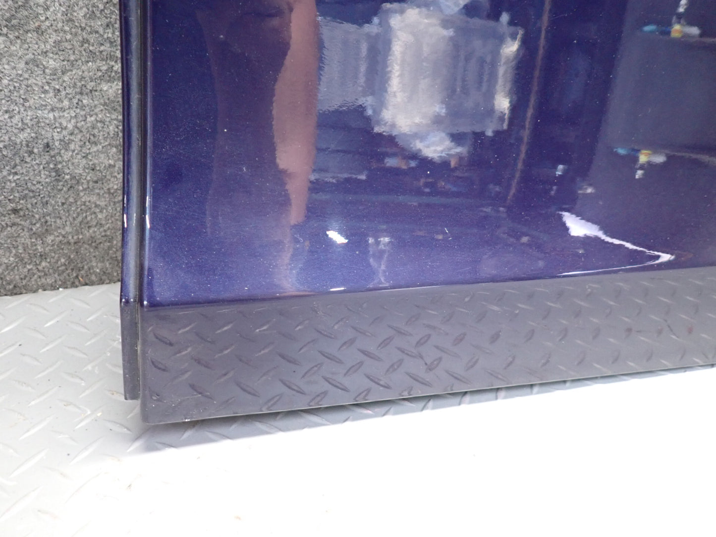 2014-2021 Maserati Quattroporte M156 Rear Left Driver Side Door Shell Panel Blue