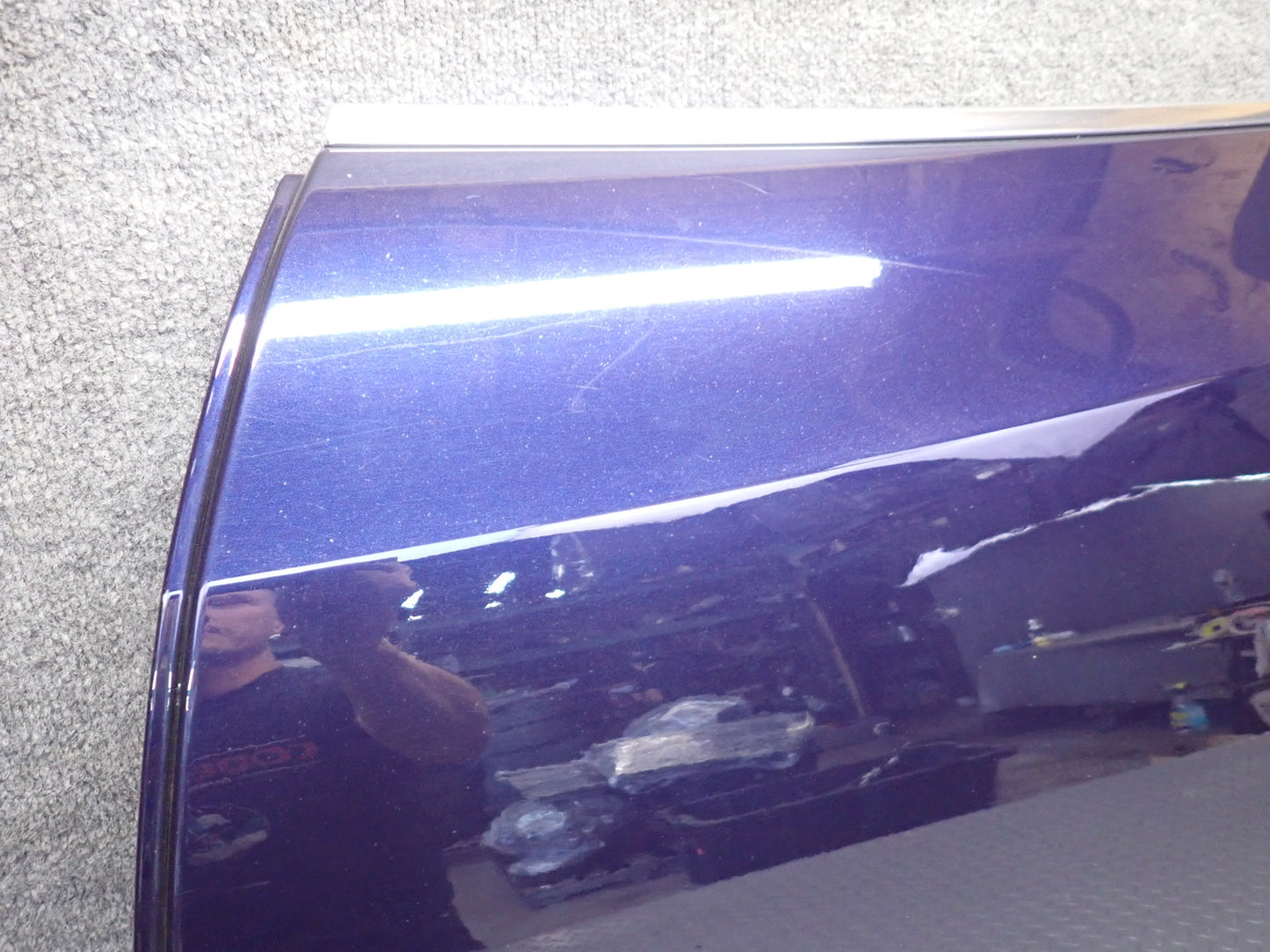 2014-2021 Maserati Quattroporte M156 Rear Left Driver Side Door Shell Panel Blue