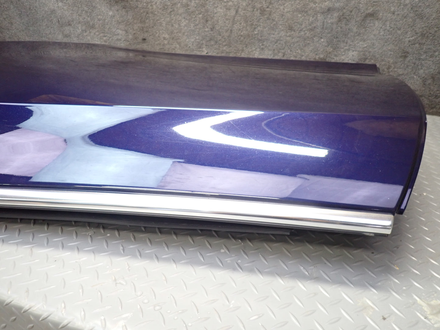 2014-2021 Maserati Quattroporte M156 Rear Left Driver Side Door Shell Panel Blue