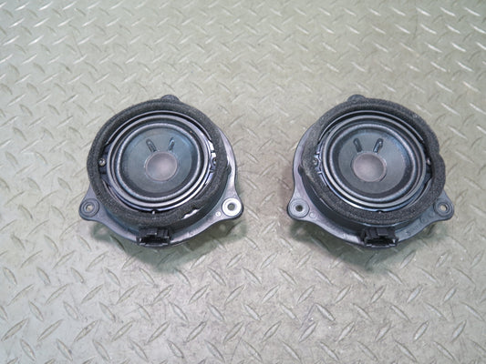 09-15 Audi TT S 8J Front Left & Right MID Range Door Speaker Set OEM