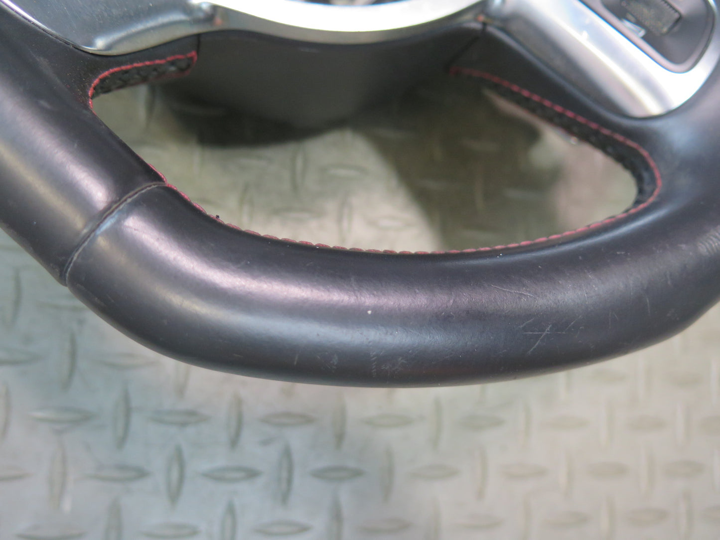 09-15 Audi TT S 8J A/T Sport Leather Steering w Paddles Black 8J0419091L OEM