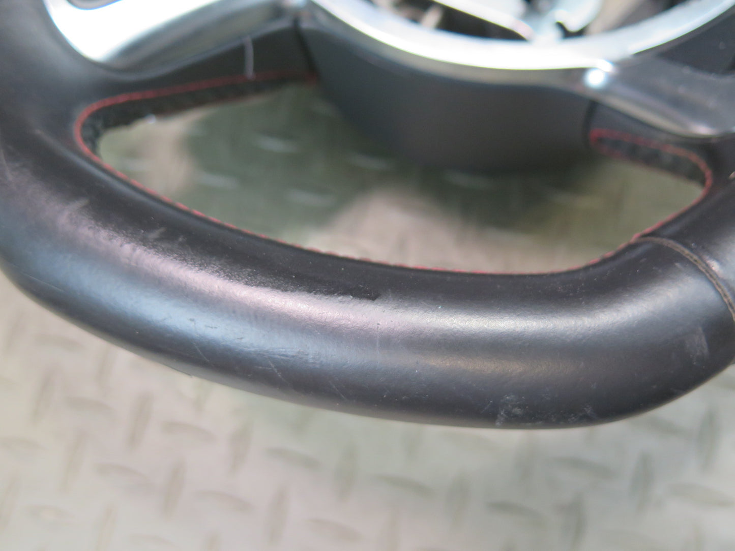 09-15 Audi TT S 8J A/T Sport Leather Steering w Paddles Black 8J0419091L OEM