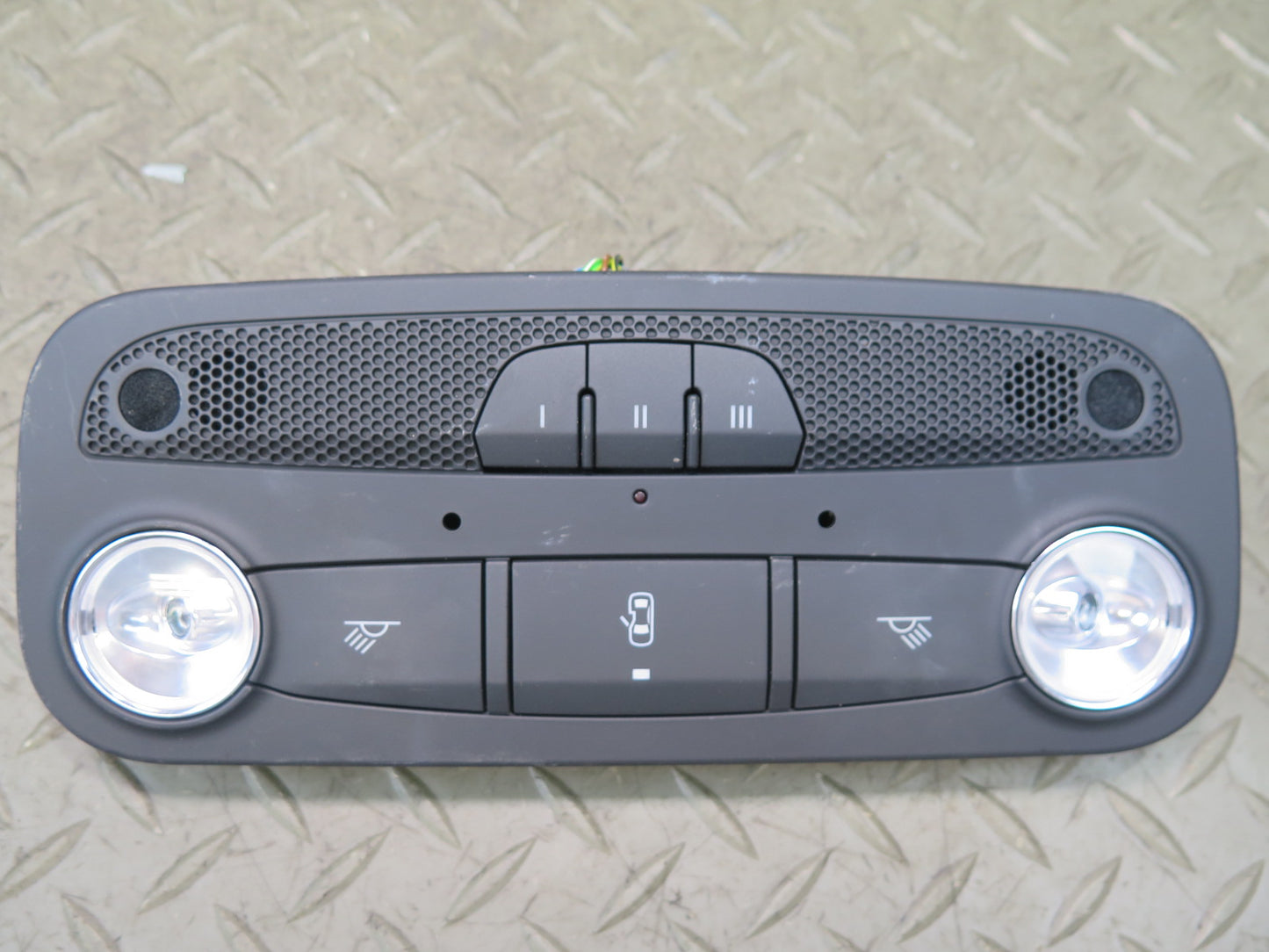 09-15 Audi TT S 8J Overhead Console Dome Light w Garage Opener Black OEM