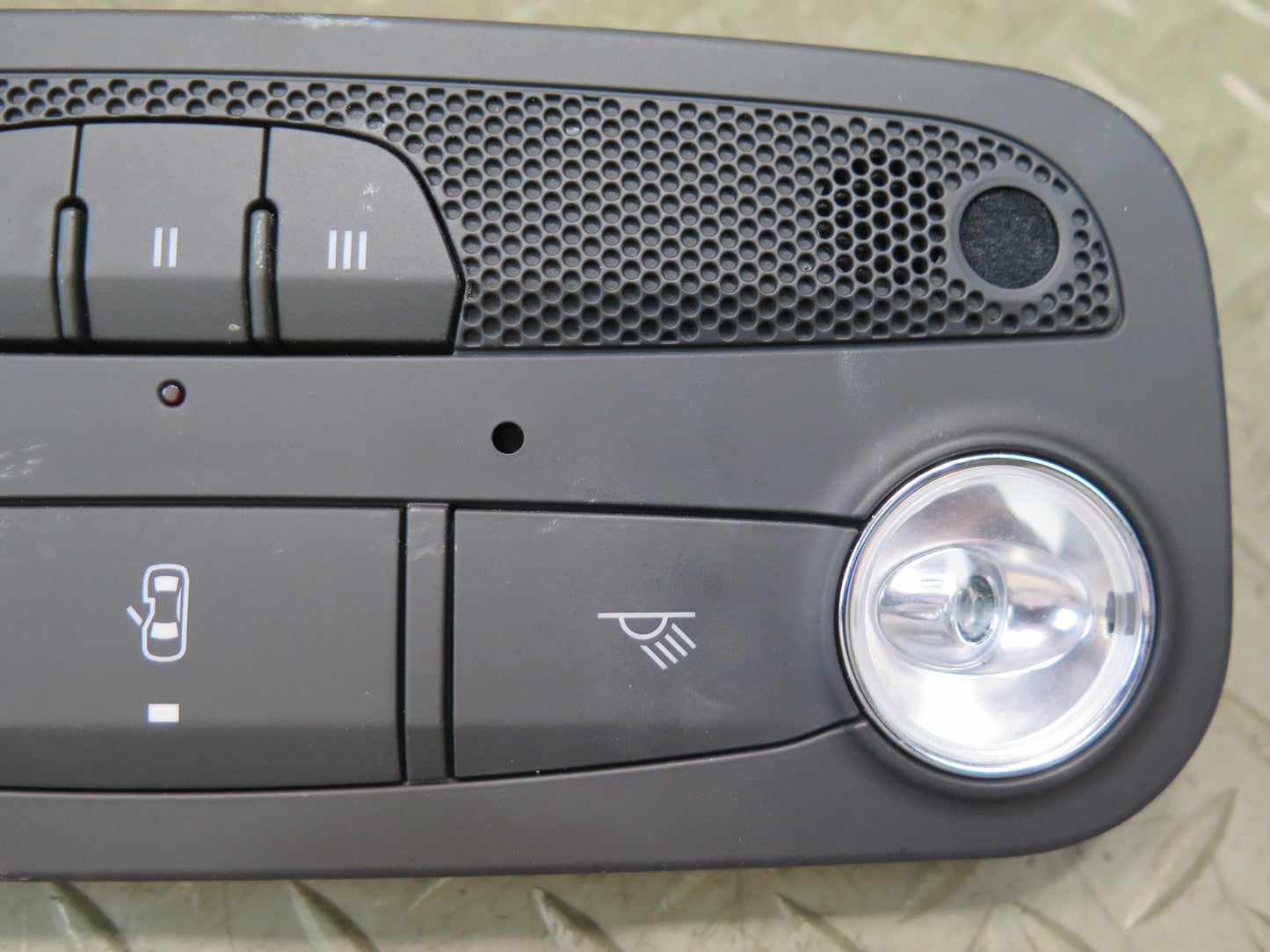 09-15 Audi TT S 8J Overhead Console Dome Light w Garage Opener Black OEM