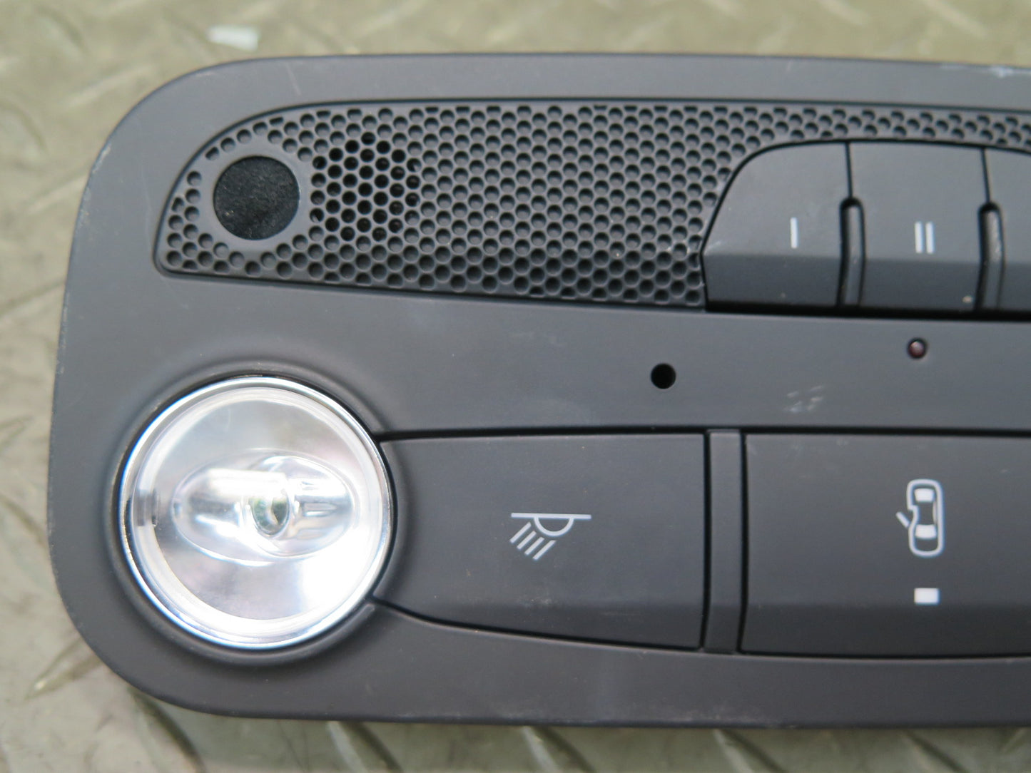 09-15 Audi TT S 8J Overhead Console Dome Light w Garage Opener Black OEM