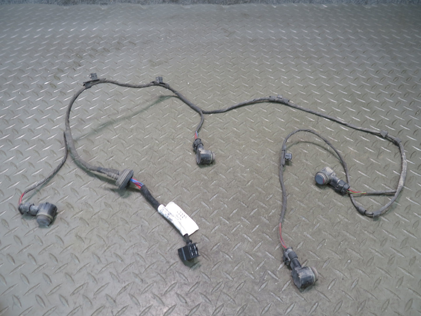 09-15 Audi TT S 8J Quattro Rear Bumper Wiring Harness w PDC Sensor OEM
