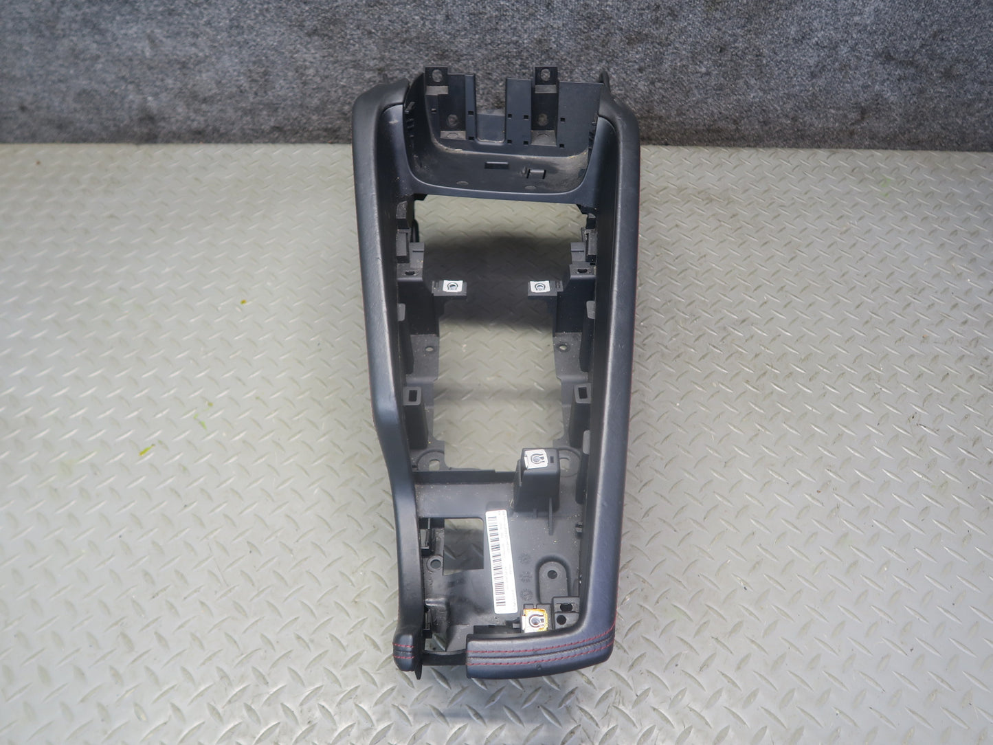 09-15 Audi TT S 8J Coupe Front Center Console Trim Cover Panel Black OEM