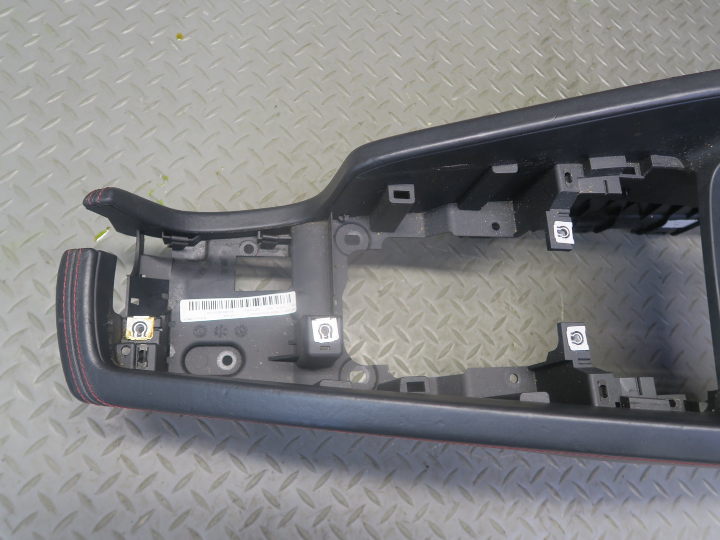 09-15 Audi TT S 8J Coupe Front Center Console Trim Cover Panel Black OEM