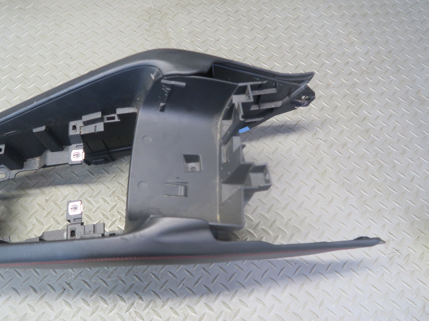 09-15 Audi TT S 8J Coupe Front Center Console Trim Cover Panel Black OEM