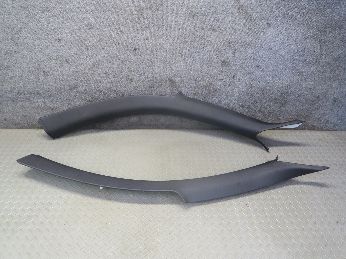 09-15 Audi TT S 8J Coupe Front Left & Right Interior A Pillar Trim Panel Set OEM
