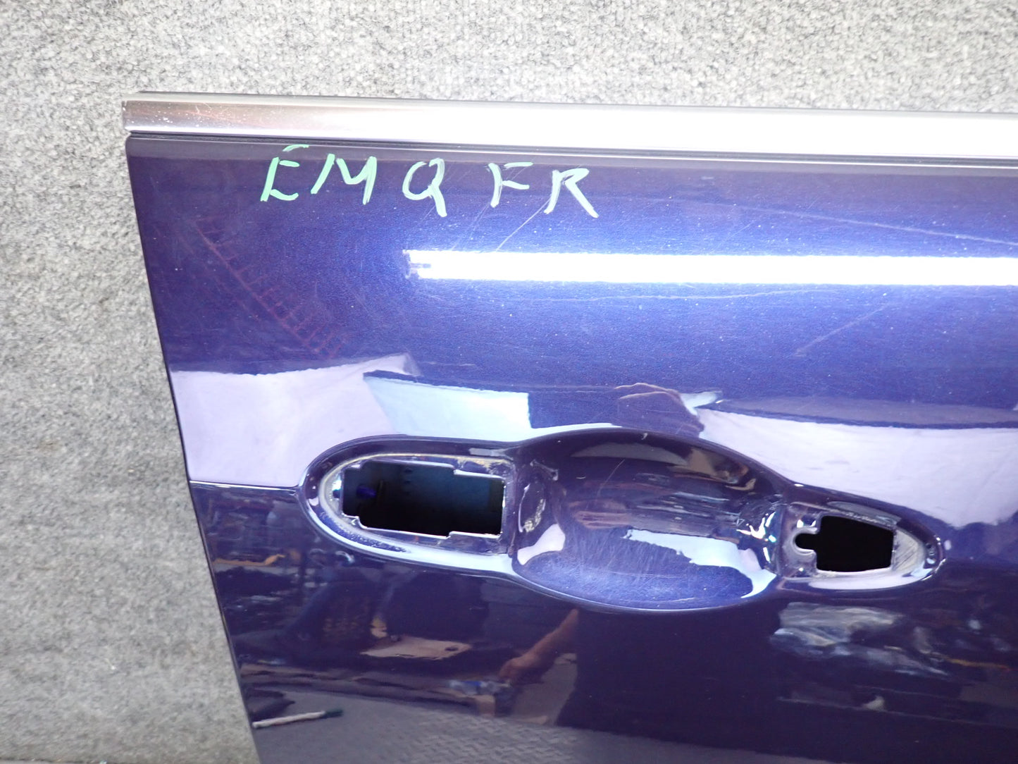 2014-2021 Maserati Quattroporte M156 Front Right Pass Side Door Shell Panel Blue