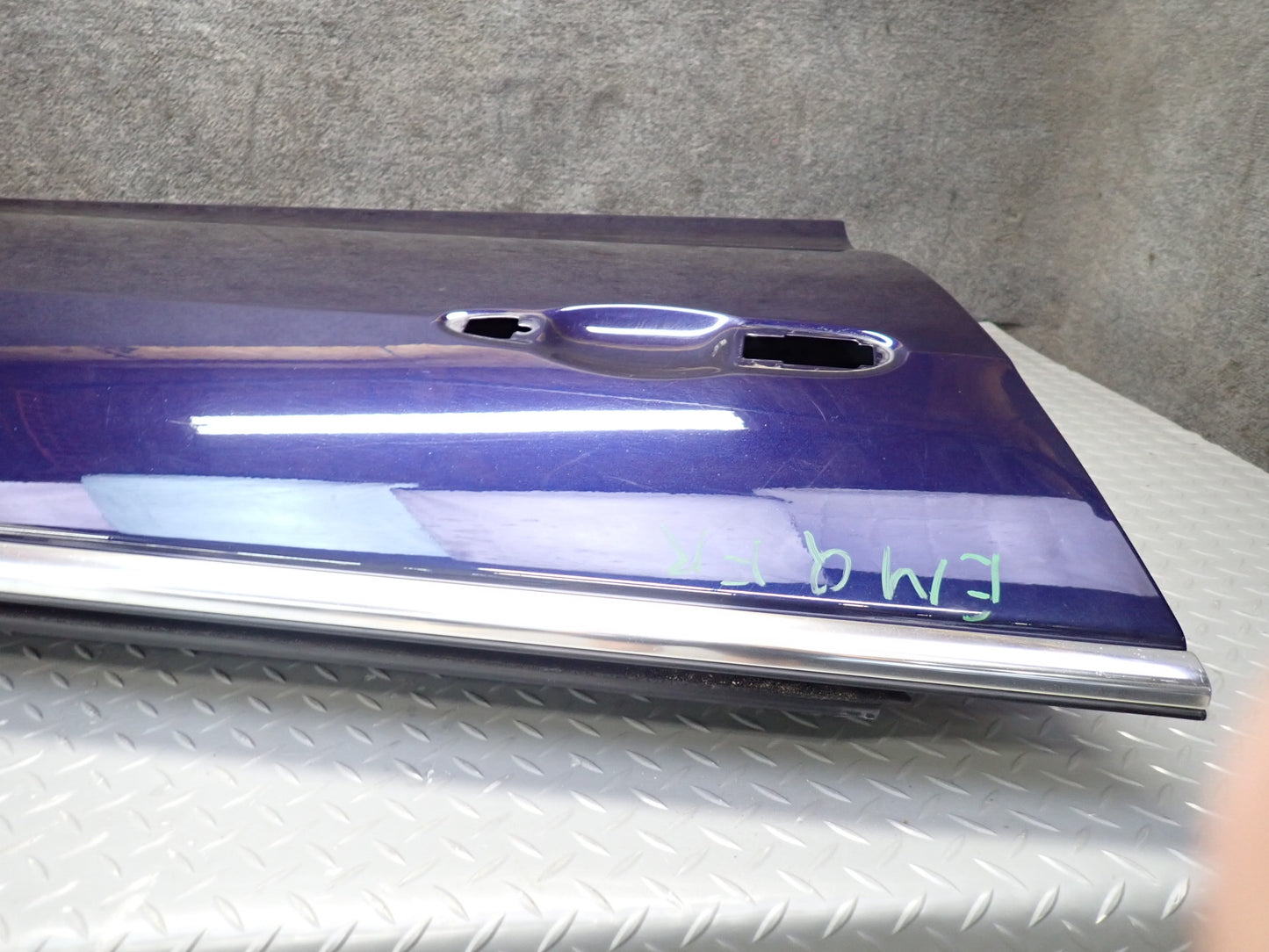 2014-2021 Maserati Quattroporte M156 Front Right Pass Side Door Shell Panel Blue